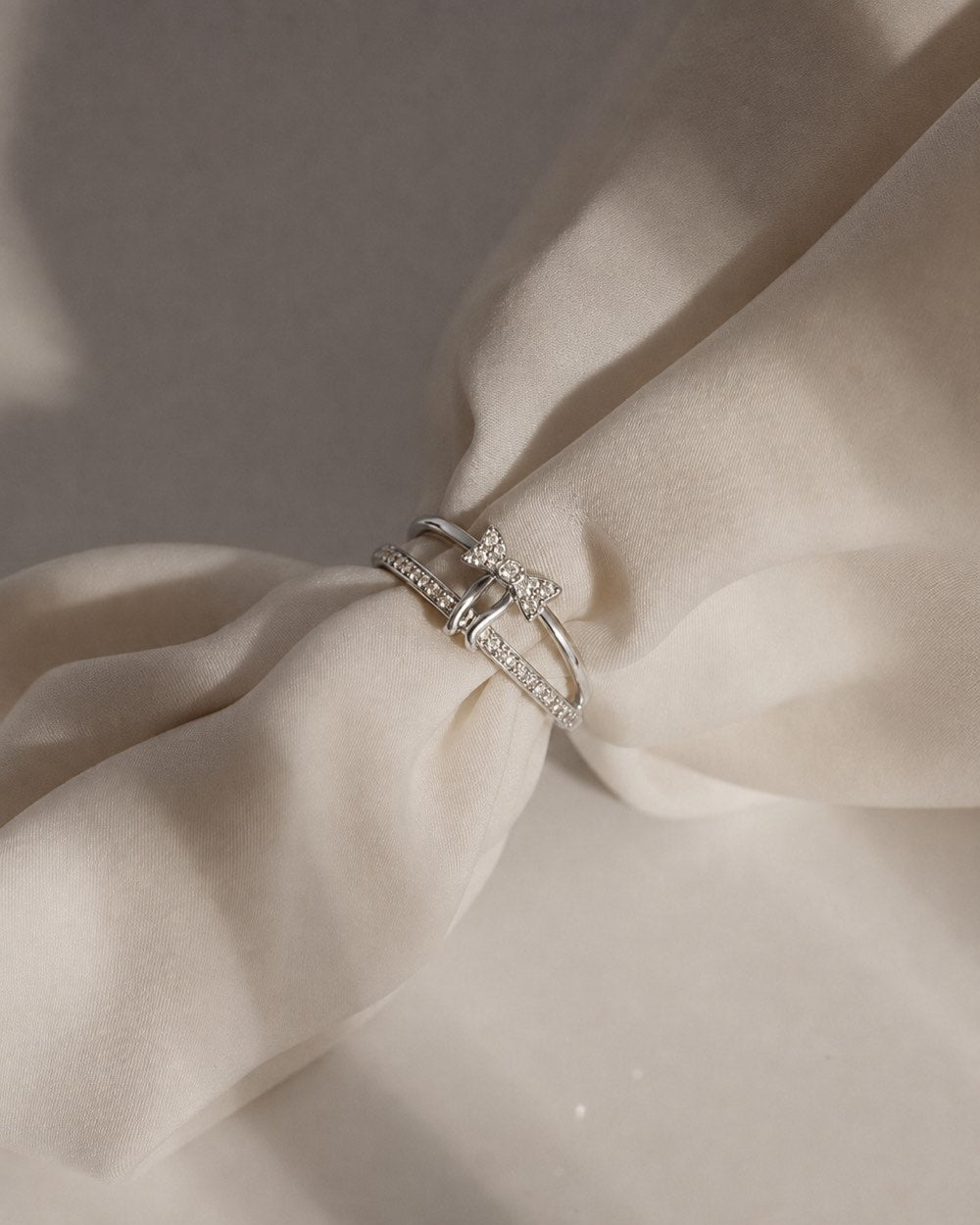 Ruban Pavé Ring