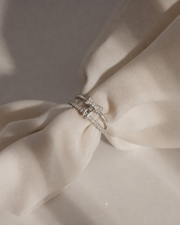 Ruban Pavé Ring