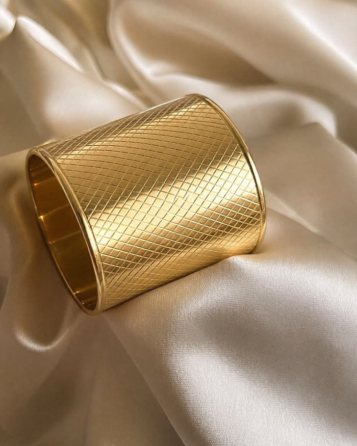 Trellis Gold Cuff