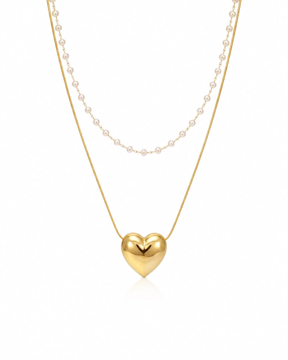 Cœur d'Or Layered Necklace