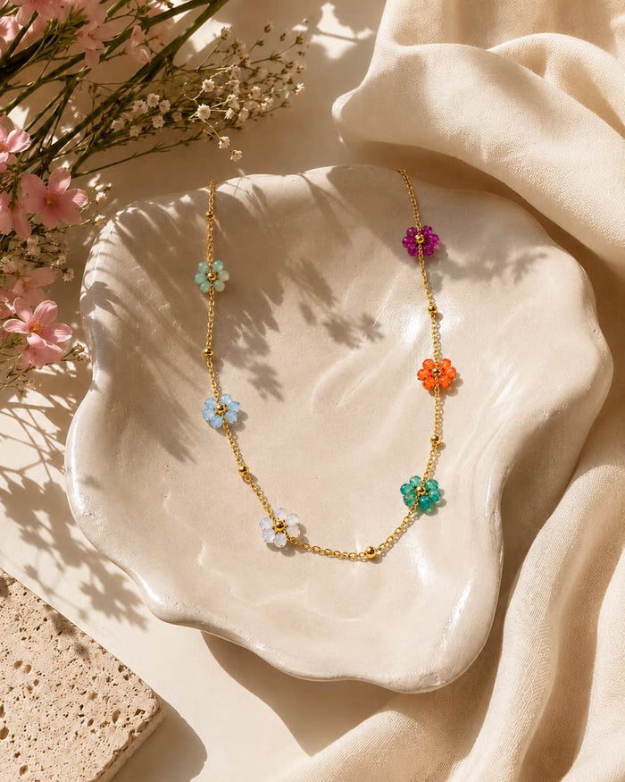 Fleurs Confetti Necklace
